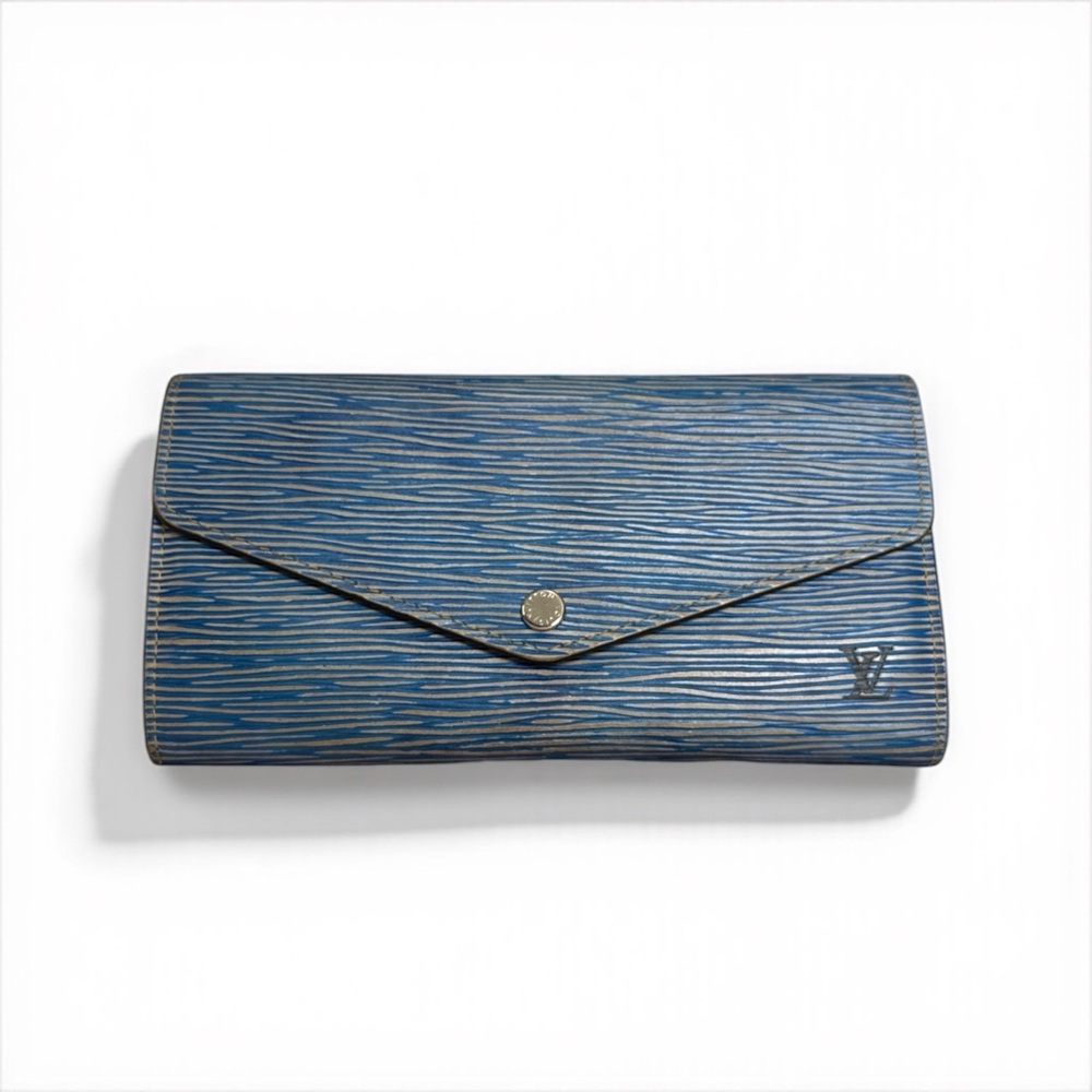 SOLD Louis Vuitton Blue Epi Leather Wallet